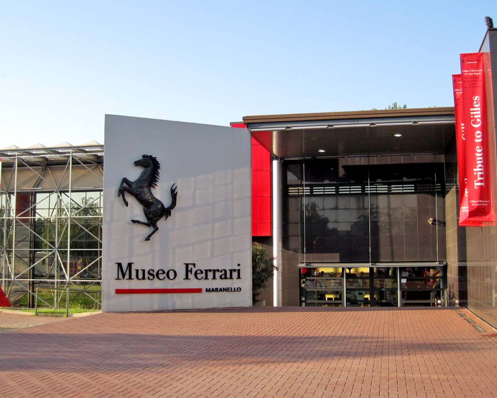 Il museo Ferrari a Maranello